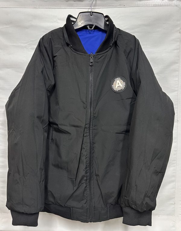 Chaqueta universitaria azul/beige - tonlion - Imagen 2