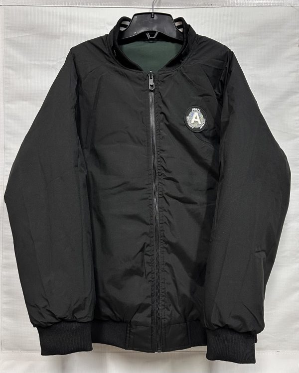 Chaqueta universitaria verde/beige - tonlion - Imagen 2