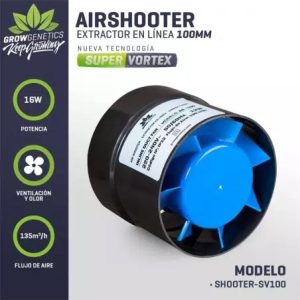 Extractor en linea 100mm - grow genetics