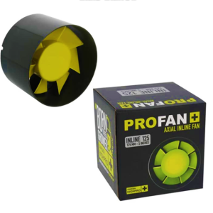 Extractor en línea 125mm - profan axial