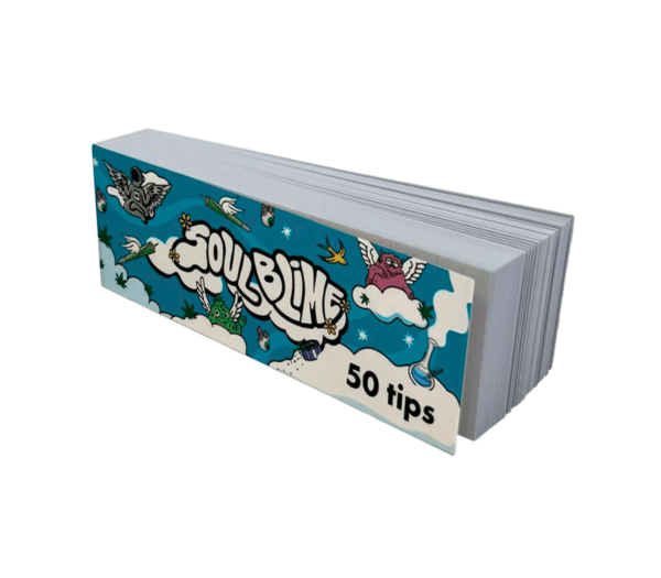 Filtro de cartón tips celeste - soulblime