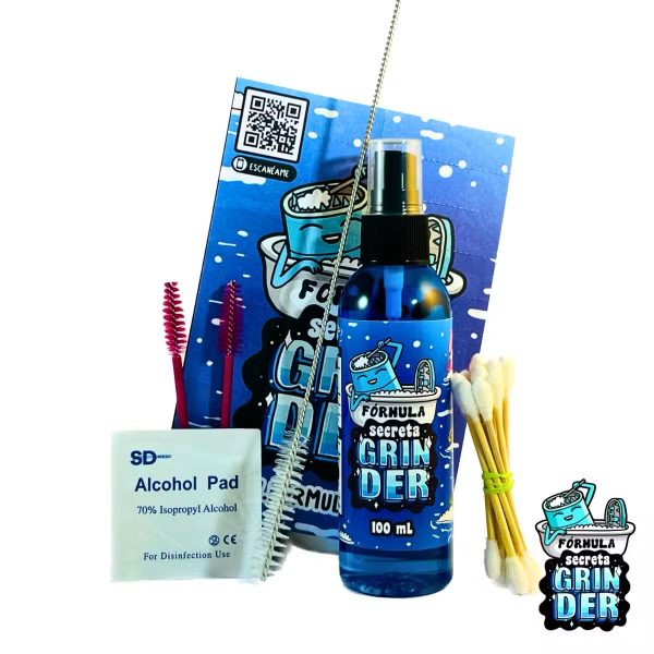 Kit limpiador grinder 100ml - formula secreta 420