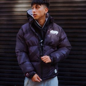 Chaqueta puffer snow black - hardfly