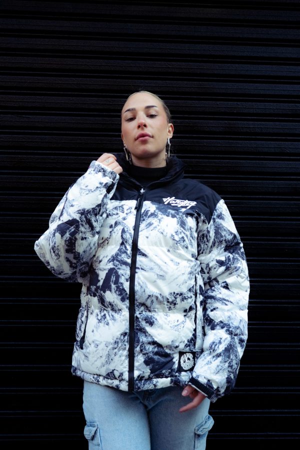 Chaqueta puffer south white - hardfly