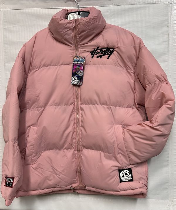 Chaqueta puffer rosado - hardfly