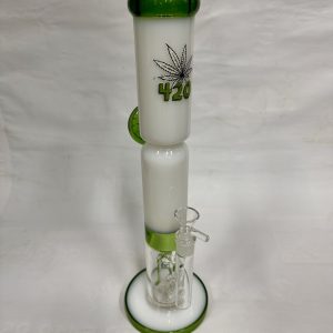 Bong inline blanco/verde