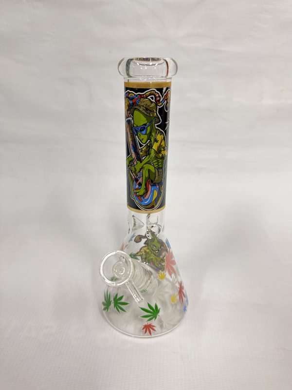 Bong beaker mediano marciano verde