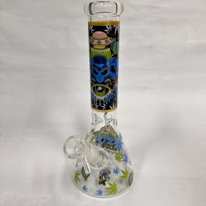 Bong beaker mediano marciano azul