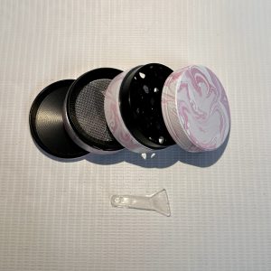 Moledor diseño rosa/blanco