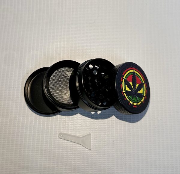 Moledor diseño hoja black rasta
