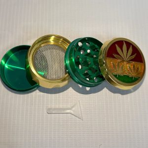 Moledor dorado/rasta hojas
