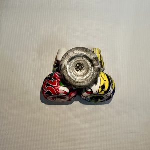 quemador de silicona con vidrio grande