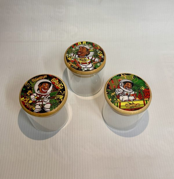 contenedor hermetico de vidrio 100ml honeypuff