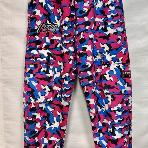 Pantalón cargo celeste / fucsia - hardfly