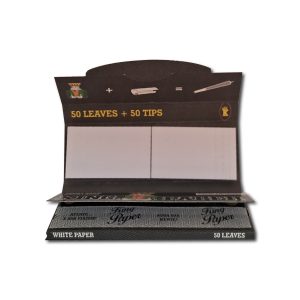 Papelillos king size + tips blanco 12,5cm - king paper