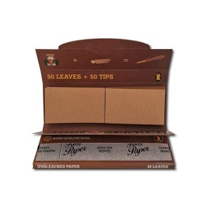 Papelillos king size + tips sin cloro 12,5 cm - king paper