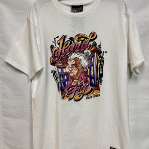 Polera blanca vieja chepa - hardfly