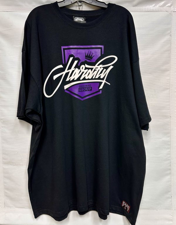 Polera group morado / blanco - hardfly