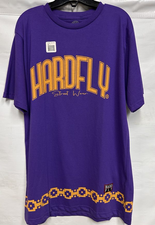 Polera morada letras amarilla 2k22 - hardfly