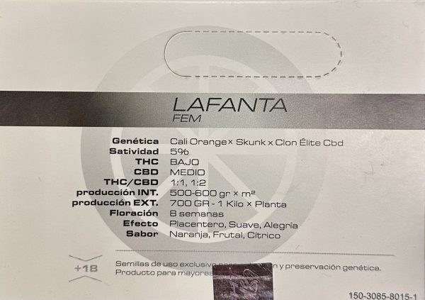 Semillas lafanta fem cbd x2 light buds - bsf - Imagen 2