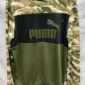 Poleron camuflajeado verde - puma