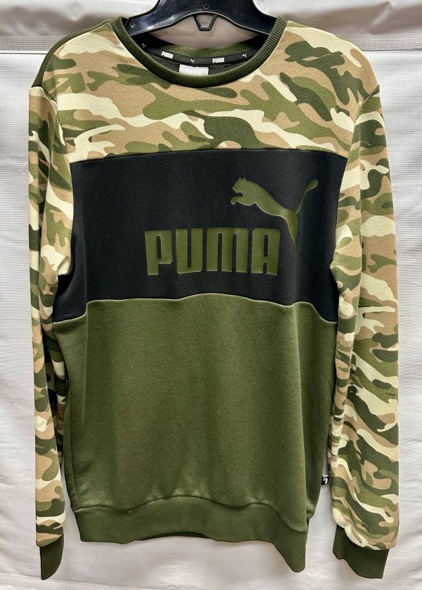 Poleron camuflajeado verde - puma