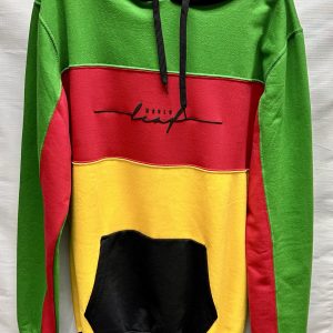 Poleron rasta (verde, rojo, amarillo y negro) - leaf
