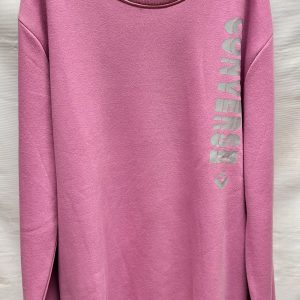 Poleron rosado sin gorro - converse