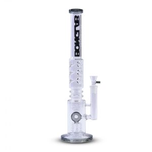 Bong the trash clear black big logo - bonglab