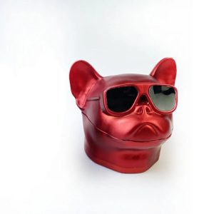 Moledor perro con lentes