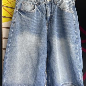 Pantalon corto tipo short jeans azul - diabolo