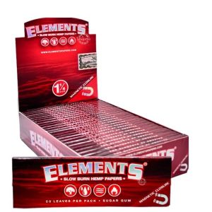 Papelillo rojo de cáñamo 1-1/4 - elements