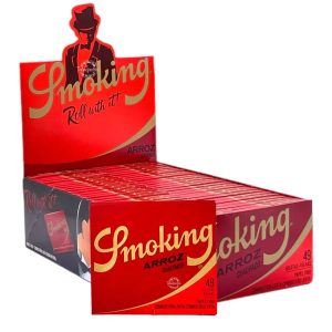 Papelillos red medium size 78x44mm - smoking